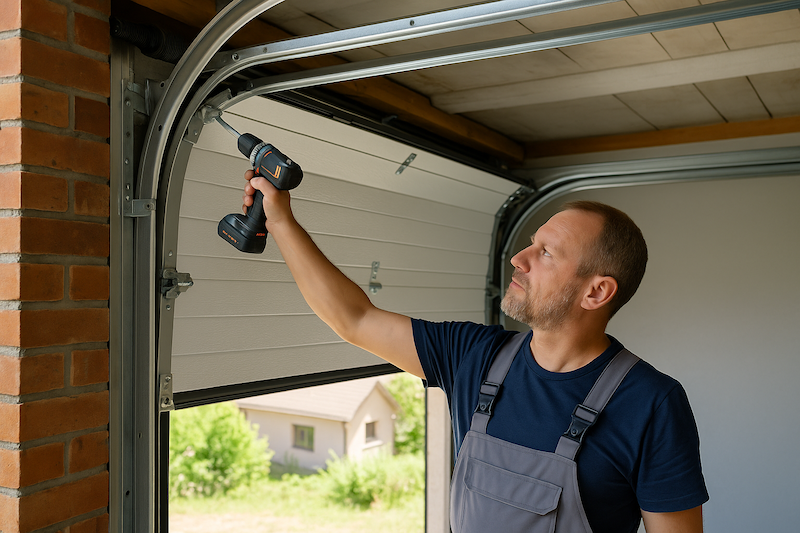 garázskapu beépités