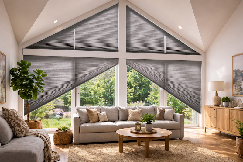 háromszög ablak árnyékolás